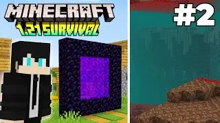 BEST NETHER SPAWN EVER! - Minecraft Survival (Episode 2)