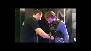 Trying Enter VR treadmill at Gamescom 2018
