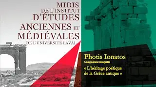 Photis Ionatos : L'héritage poétique de la Grèce antique