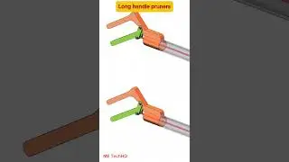 Long handle pruners #machine #solidwork #design #cad
