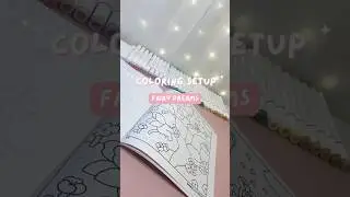 Ohuhu Marker Setup for Fairy Dreams Coloring Page ✨ Cozy Color With Me Preview