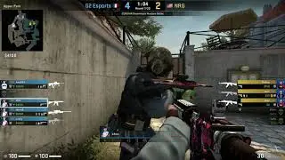 CS:GO POV Demo G2 Shox (24/4) vs NRG (de_overpass)