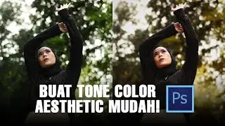 Tutorial editing foto aesthetic mudah dengan Photoshop! 😊 #editingphotos #photoshoptutorial