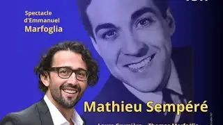 Mathieu Semp&eacute;r&eacute; chante Luis Mariano, au th&eacute;&acirc;tre de Passy.  