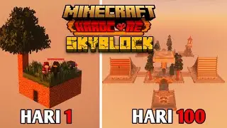 100 Hari Di Minecraft Hardcore Tapi Skyblock