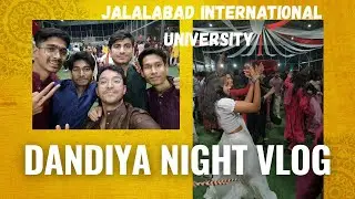 Dandiya night vlogs 😍🔥💫// Jalalabad international university Kyrgyzstan ✨💫😍
