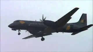 Landing West Air Europe Bae.ATP at Maastricht-Aachen Aiport