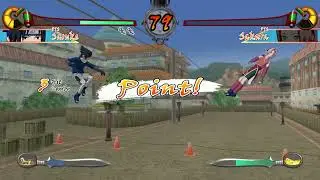 Naruto Clash of Ninja Demo Dajin(Sasuke) vs Thunderlane(Sakura)