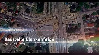 Dresdner Bahn Baustelle Blankenfelde 16.11.2024 (mit Beschreibung)