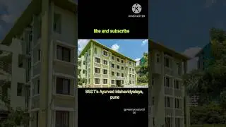 BSDT's Ayurved Mahavidyalaya, Pune 🏥 #bams #dreamdoctor #neet #doctor #neet2024
