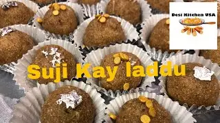 Suji Ke Laddoo Recipe | Best Homemade Version l Laddu Tastes Like Mithai Shop l Desi Kitchen USA