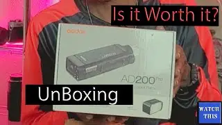 Godox AD200 Pro Studio Light Unboxing.    #photography #photographyforbeginners