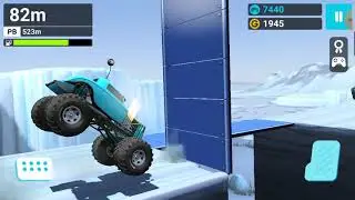 mmx hill dash&mdash; snow: stage2 | the monster | gameplay