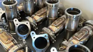 Скидки на Чёрную пятницу действуют, а выпускные трубы готовы #civicsi #turbo #fabrication
