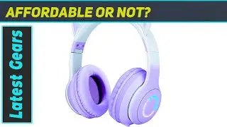 QearFun Car Ear Bluetooth Headphones Review - Colorful Cat Gaming Headset for Kids and Adults!