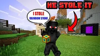 Minecraft Steve Saga - DARK STEVE STOLE THE RAINBOW STONE