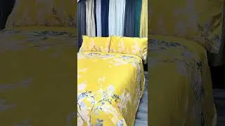 Vibrant printed duvet cover set #3pcsset #multicolor
