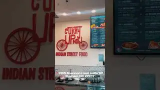 Places to eat in Durham: CurryUp Now Indian Street Food #durhamfoodie #nclocal #durham #indianfood