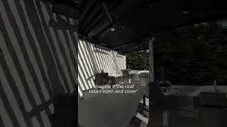 Motorized opening and closing louvered roof motorized pergola by Louvered Outdoor!