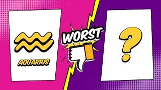 Aquarius Worst Match &ndash; The least compatible sign with Aquarius