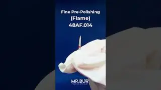 Fine Grit Pre-Polishing Flame Bur | Diamond Dental Bur