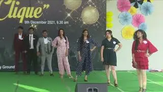 Collage fashion show