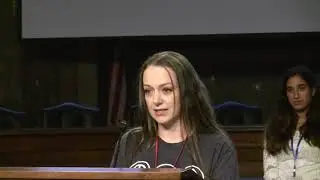 Megan Harvey Speaking at the 2018 Congressional Reception