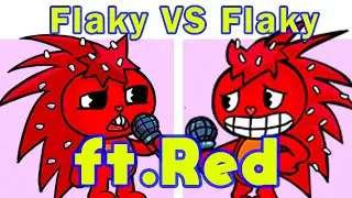 FNF | Flaky vs Flaky - Red  | Happy tree Friend | FNF Mod