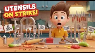 The Day the Kitchen Utensils Went on Strike!
