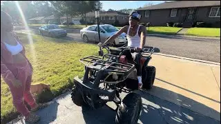 Quick Fix ATV Style With My Honey Bun !!