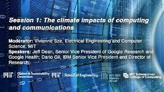 Session 1: The climate impacts of computing and communications