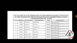Notification For Post Code 780