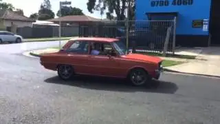 Mazda 1300 exhaust system