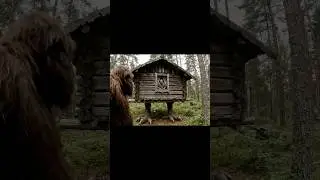 Влог снежного человека 7. Бабушка Валя и встреча с чудом в лесу. #снежныйчеловек #йети #влог #бигфут