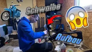 Warum ist meine Schwalbe zerlegt🤔 Wir bauen sie wieder zusammen | Simson Werkstattvlog 005