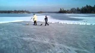 Skating on the st lawrence river