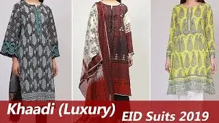Latest KHAADI EID Lawn Suits Summer 2019 Collections&nbsp;| Lawn Dresses Designs