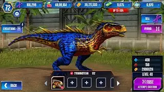 TYRANNOTITAN MAX LEVEL 40 - Jurassic World The Game - (iOS, Android) Gameplay