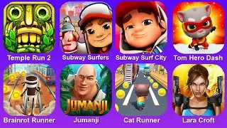 Temple Run 2,Subway Surf,Subway Surf City,Tom Hero Dash,Brainrot Runner,Jumanji,Cat Run,Lara Croft