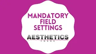 Check your mandatory field settings