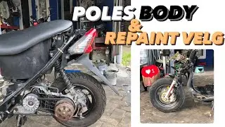 RESTORASI MOTOR MATIC TAIWAN | project kymco part.3