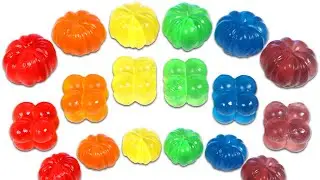 How to Make Rainbow Gummy Bubble Cubes And Pumpkins!