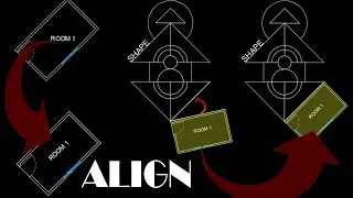 How to Align two objects in AUTOCAD / How to Align Text_English