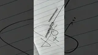 Stylish Signature Ideas ✍️ #design #howto #stylish #signature #shorts