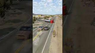 Realistic Highway Car Crashes #32 | BeamNG.drive