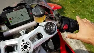 Ducati panigale v4 start up