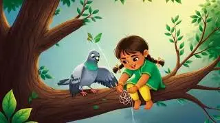 આકાશનો મિત્ર | Kids Story | Gujarati Story | Uttarayan Kite Festival | Bird Story | Pigeon Story