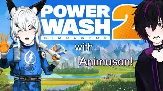 New Year's Eve Cleanup!【PowerWash Sim 2】with Animuson 💜