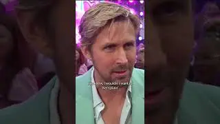 Ryan Gosling at the PINK carpet European premiere of Barbie | London Live