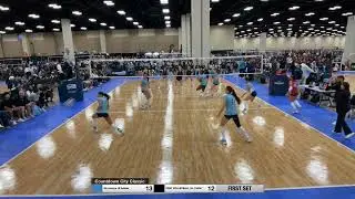 SA Juniors 18 Adidas vs FRST Volleyball 18-1 Navy